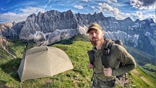 Gipfel Biwak mit neuem Zelt |  4 Tage Gebirgsmarsch - Teil 2