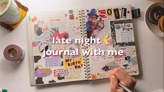 late night journal with me / no talking no music