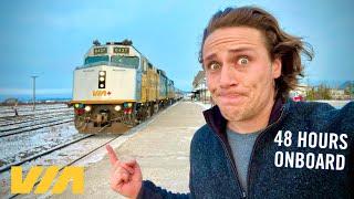 48hrs on VIA Rail's MOST NORTHERN TRAIN in Canada