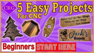 5 Easy CNC Projects You Can Start Right Now