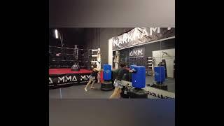 Kids training Muay Thai in Markham Ontario