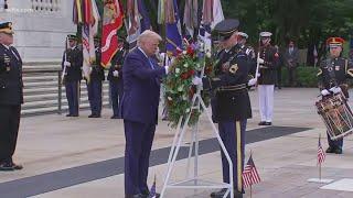 Trump marks Memorial Day at Arlington National Cemetery