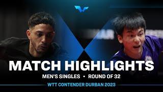 Huang Yan Cheng vs Theo Cogill | MS R32 | WTT Contender Durban 2023