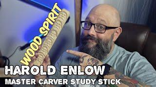 Wood Spirit - Harold Enlow Master Carver Study Stick