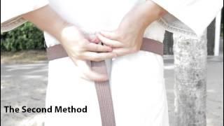 SMU JUDO: 2 Ways To Tie A Judo Belt (Music By American Authors - Best Day Of My Life)