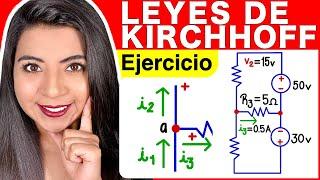 LEY DE VOLTAJES DE KIRCHHOFF - Ejercicio #3 Leyes de Kirchhoff