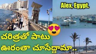 Overview of Alexandria City, Egypt || తెలుగులో... Egypt lo telugammai