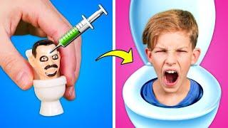 Skibidi Toilet Challenge - Rich vs Poor! Extreme Challenge From TikTok and Viral Hacks