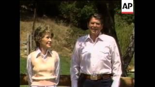 Nancy Reagan Prompts President Reagan