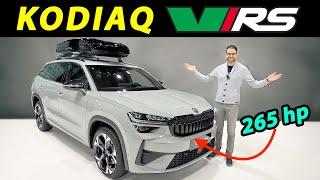 all-new Skoda Kodiaq vRS premiere REVIEW