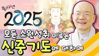 2025 을사년 모든 소원성취 이루는 신중기도에 대하여…