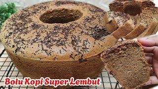 RESEP BOLU KOPI PANGGANG SUPER LEMBUT