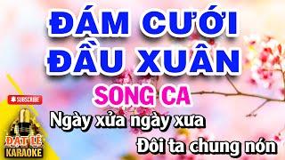  KARAOKE I ĐÁM CƯỚI ĐẦU XUÂN I Song Ca (D) Nhạc Sống I KARAOKE MR TUI