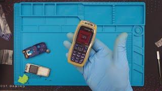 Nokia 3220 disassembly, clean and new body shell