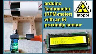 Tachometer (RPM-meter) with IR proximity sensor & Arduino - Drehzahlmesser mit IR-Sensor und Arduino