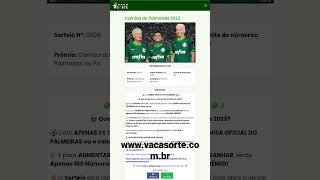 SORTEIO DA CAMISA OFICIAL DO PALMEIRAS.