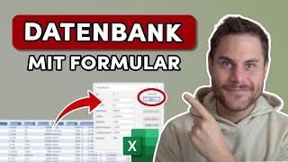 Datenbank erstellen MIT Formular und Suchfunktion in Excel  OHNE VBA