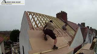 How to Build a Roof? Construction Time Lapse