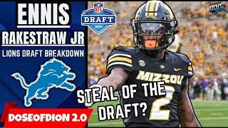 This PICK Is SPECIAL! FIESTY CB Ennis Rakestraw Jr: Lions Draft Breakdown Pick #61