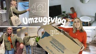 UMZUGSVLOG Pt. 1|Auf der Suche nach einem Kleiderschrank & erste Kartons packen