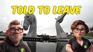 Visiting The Kelpies: We Were Told to Leave Scotland! 