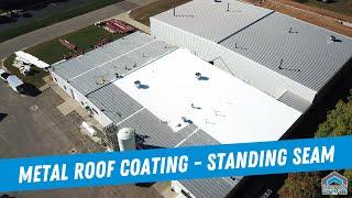 Standing Seam Metal Roof Restoration Project