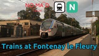 Trains at Fontenay le Fleury - Bois d’Arcy