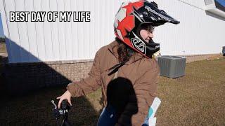 I SURPRISED MY WIFE WITH A DIRT BIKE *best reaction*