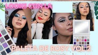 Looks fáciles con la paleta de Rosy McMichael x Beauty Creations PLATINO | HolaLizy 