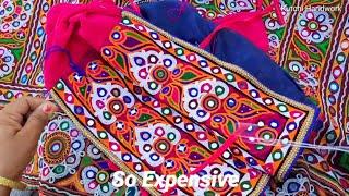 Ahir embroidery work stitch | sakdi Stitch kaise kare | Kutchi, Gujarati hand embroidery work