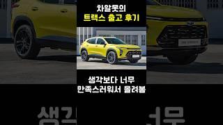 차알못의 트랙스 출고 후기
