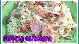 CHICKEN CARBONARA --- RECIPE # 28