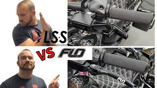 Flo Motorsports MX style Levers INSTALL on my M8 Softail Low Rider S (low rider build series ep21)
