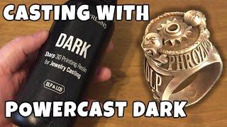 Casting with Power Resins (Powercast) DARK Sharp Castable Resin - by VOGMAN