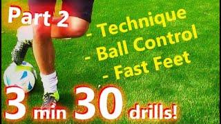 Ball Mastery l Coerver Coaching & Soccer Drills HOMEWORK Part 2 - 30 *GREAT* drills for Ball Control