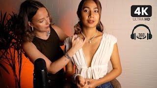 ASMR Korean Fashion Personal Styling  Jewellery, Hair and Clothing Adjustments | Soft Spoken Fixing