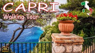  Capri, Italy - Walking Tour - 4K UHD Video