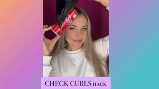 Check curls hack #shorts #hairhack #curls #curlyhair