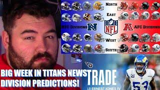 Two Tone Talk EPISODE 98 - BIG week for the Titans roster, Division predictions