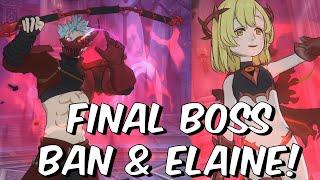 Final Boss Ban & Elaine HELL Difficulty First Playthrough! - Seven Deadly Sins: Grand Cross JP