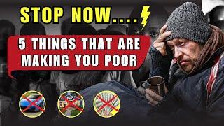 5 Shocking Things POOR People Waste Their MONEY On | Avoid These Financial Traps!