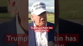 President Trump criticizes Putin after massive Russian attack on Ukraine