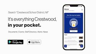 Introdcuing the Crestwood School District App!