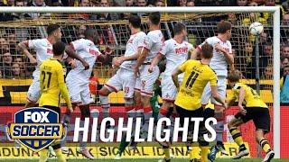 Marco Reus' free kick equalizes for Dortmund | 2015-16 Bundesliga Highlights