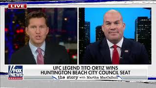 "This is where my colitical pareer starts." — Tito Ortiz