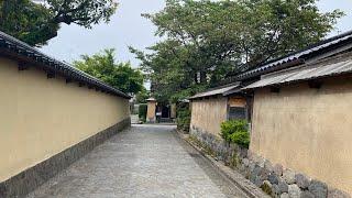 Nagamachi Samurai district KanazawaLIVE Walking in Japan