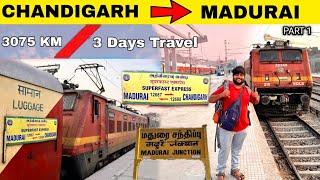 CHANDIGARH to MADURAI SF Exp Train Travel Vlog| Michael Raj /Part 1