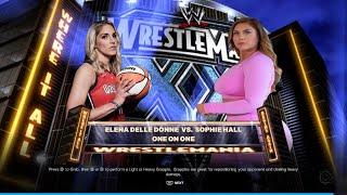 WWE 2K24 Elena Delle Donne  Sophie Hall (Workout Attire )