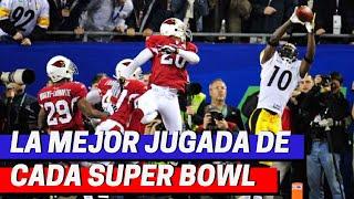 La MEJOR JUGADA de TODOS los SUPER BOWLS