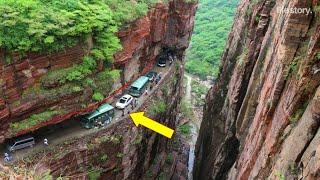 Guoliang Tunnel Road: Most Dangerous Driving Roads #china #tunnel